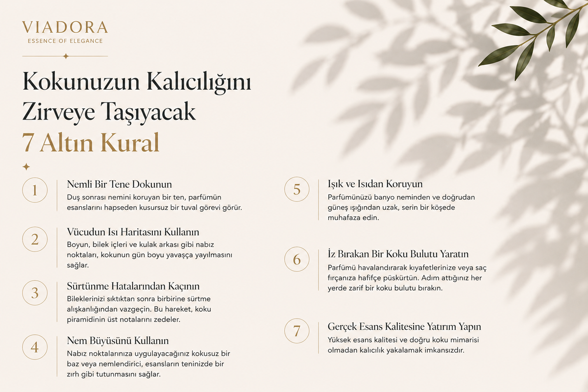 Parfümde Kalıcılığı Artıran 7 Zarif Dokunuş