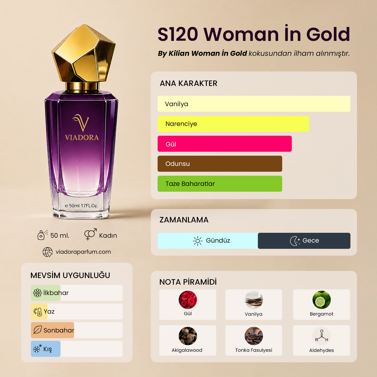 S120 Woman İn Gold