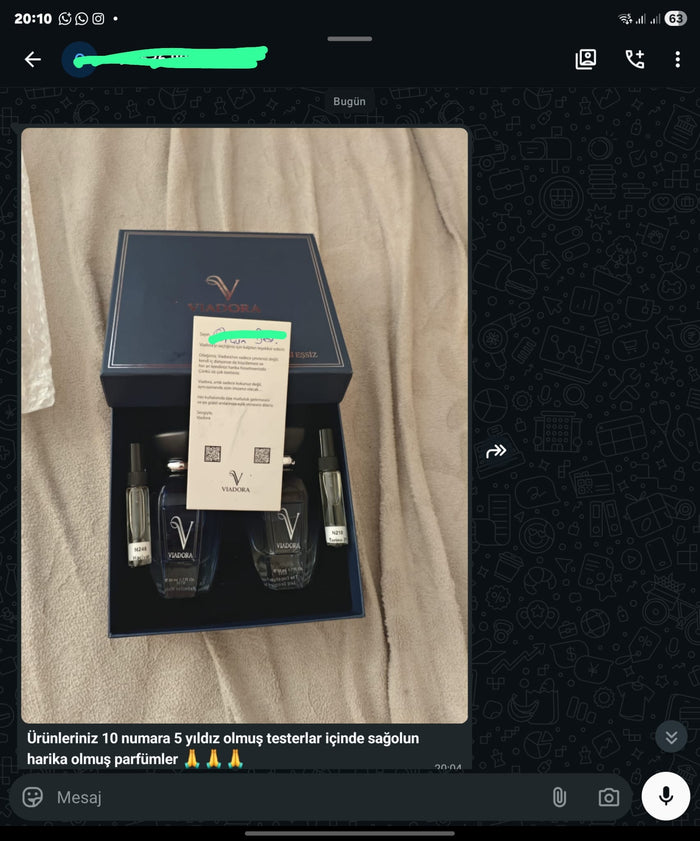 Müşteri WhatsApp yazışması