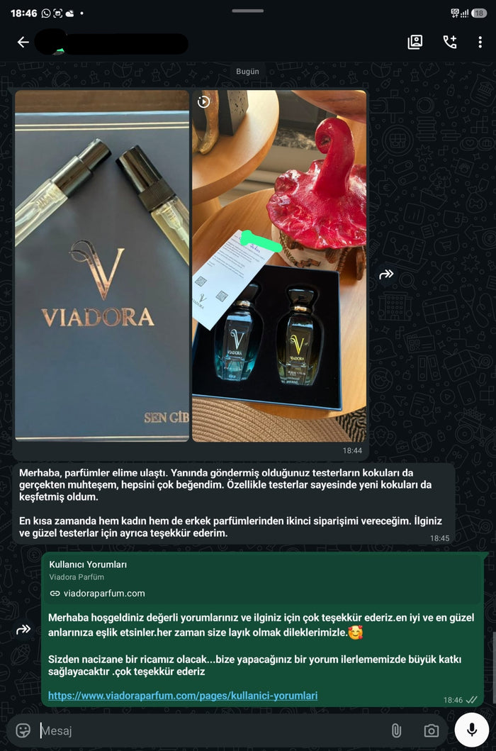 Müşteri WhatsApp yazışması