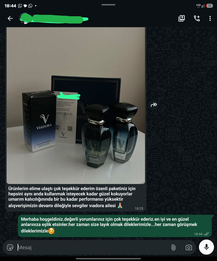 Müşteri WhatsApp yazışması